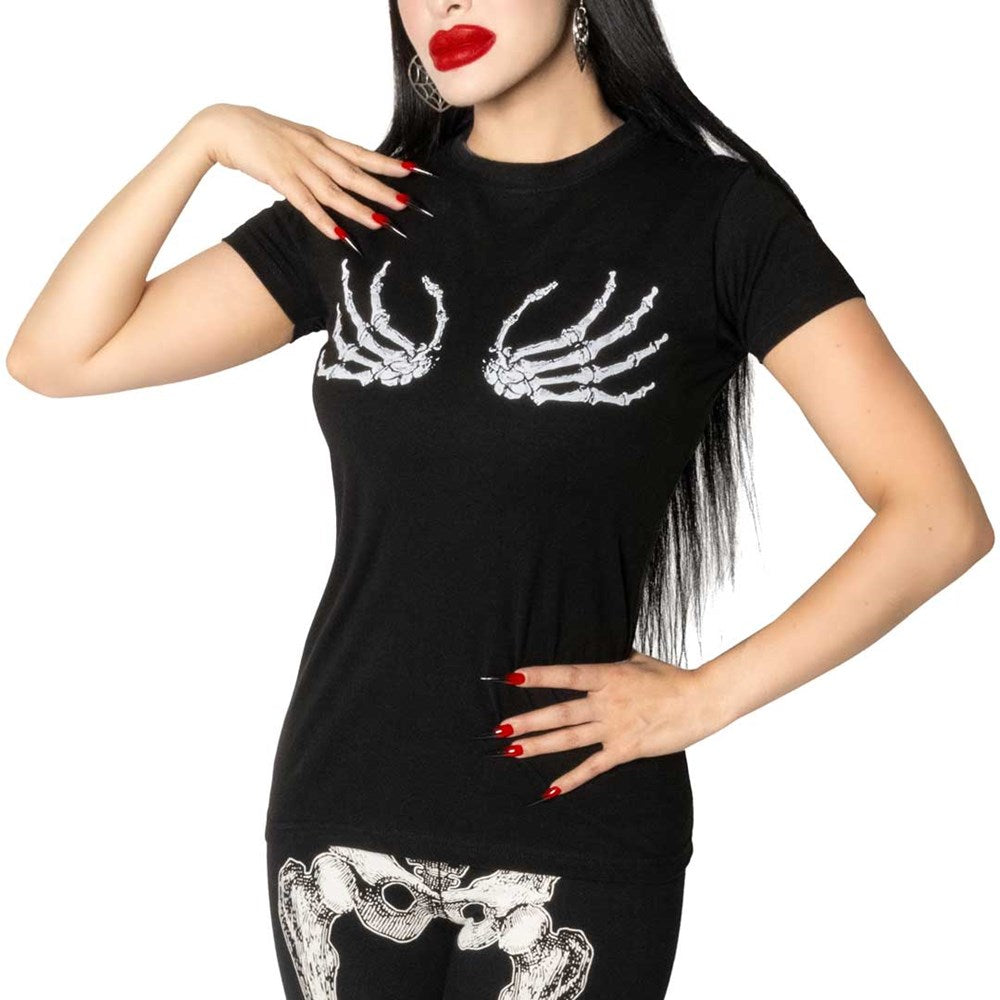 Skeleton Hand Glow Women's T-Shirt
