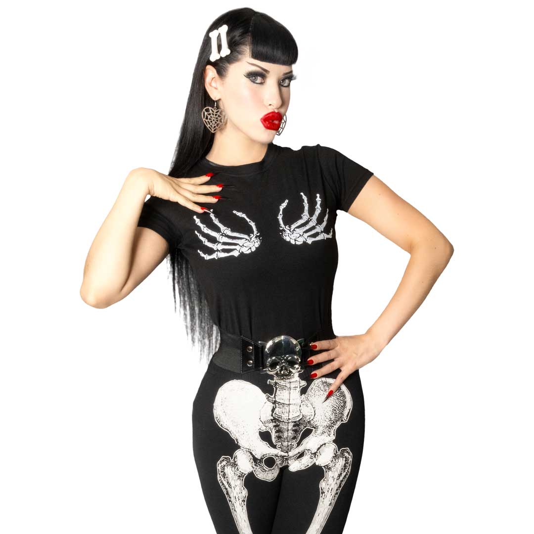 Skeleton Hand Glow Women's T-Shirt