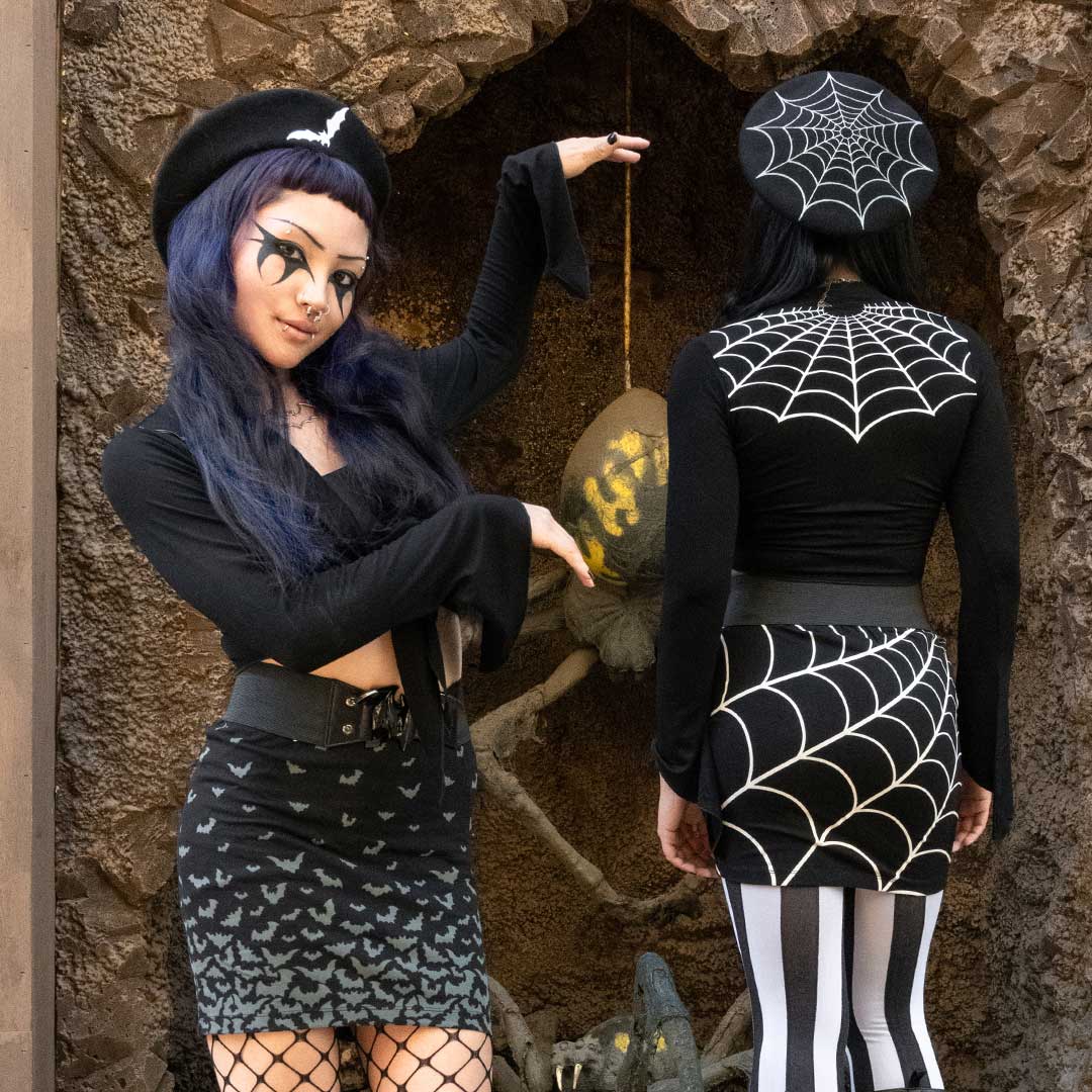 Spiderweb Western Tie Top - Kreepsville