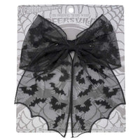 Thumbnail for Bat Lace Hair Bow - Kreepsville