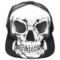 Thumbnail for Big Skull White Trucker Hat - Kreepsville