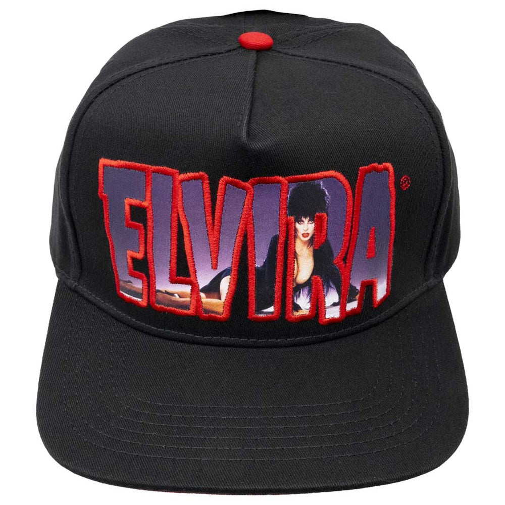 Elvira Lay Down Logo Red Hat - Kreepsville