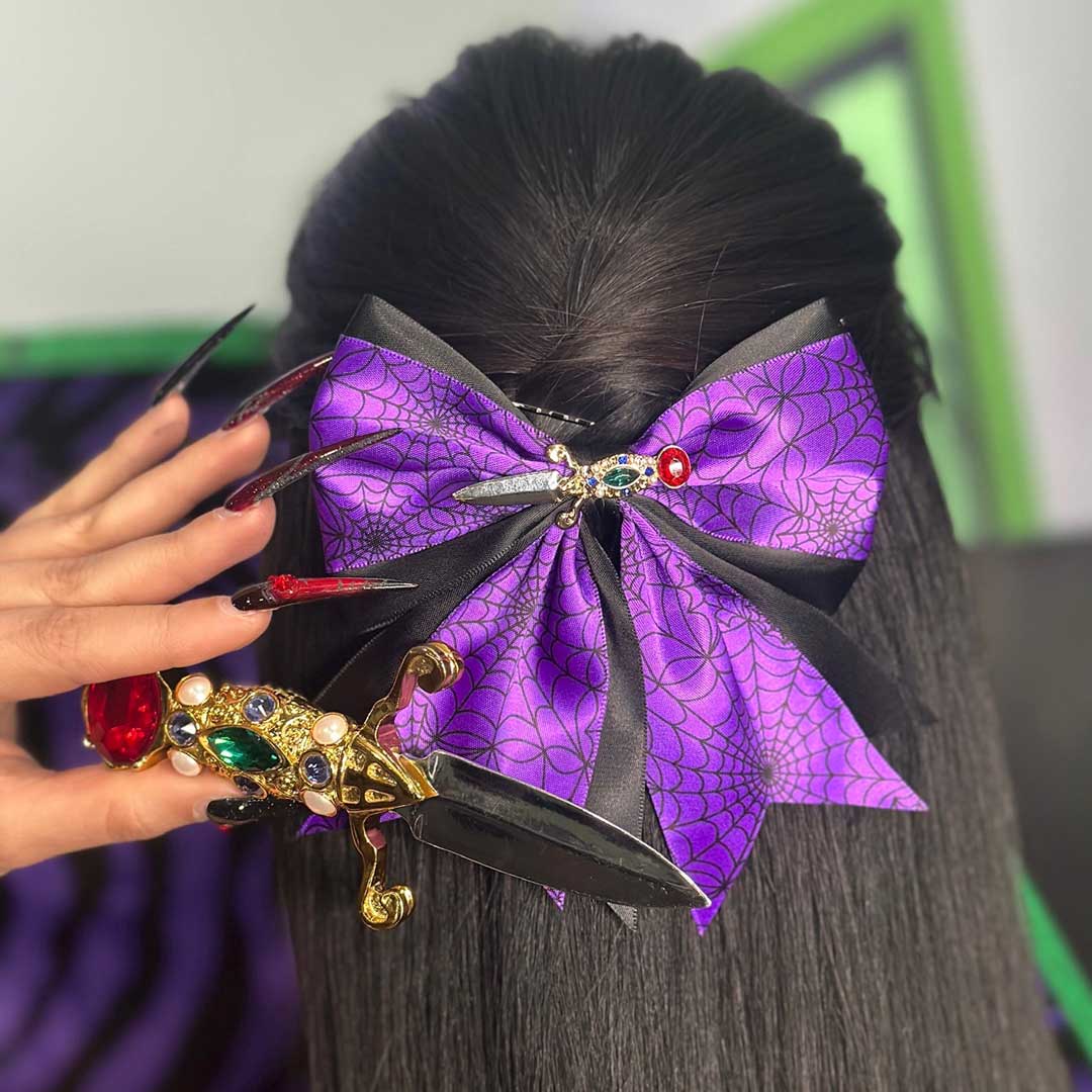 Elvira Dagger Hair Bow - Kreepsville