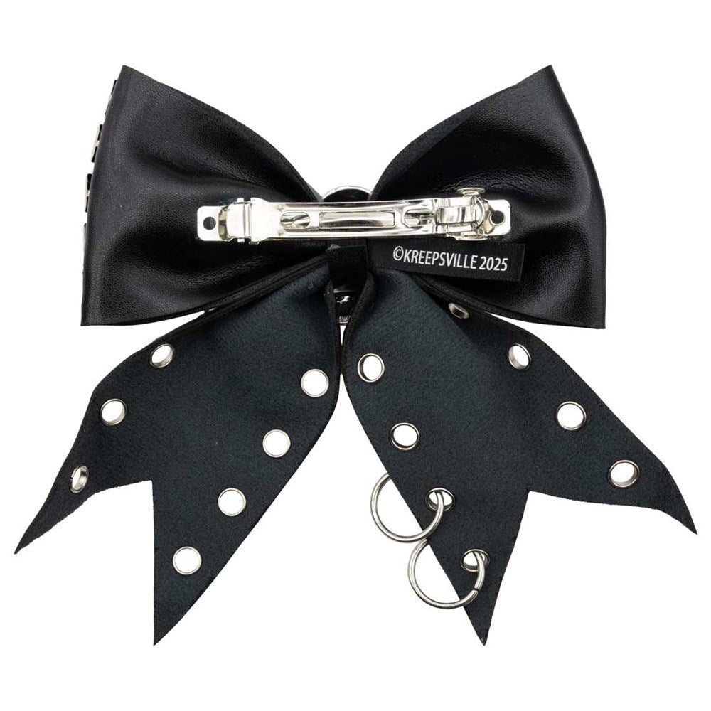 Skull Punk Stud Hair Bow - Kreepsville