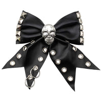 Thumbnail for Skull Punk Stud Hair Bow - Kreepsville