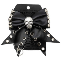 Thumbnail for Skull Punk Stud Hair Bow - Kreepsville