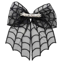 Thumbnail for Spiderweb Lace Hair Bow - Kreepsville