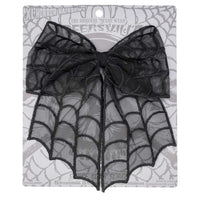 Thumbnail for Spiderweb Lace Hair Bow - Kreepsville