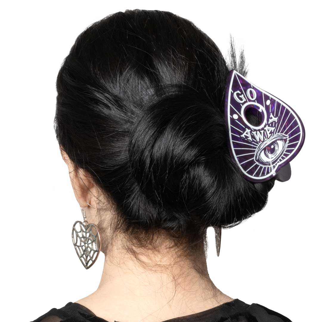 Go Away Planchette Claw Clip - Kreepsville