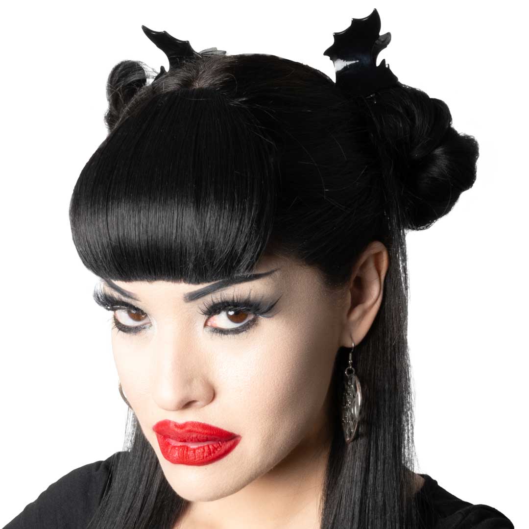 Bat Med Claw Clip Set Black - Kreepsville