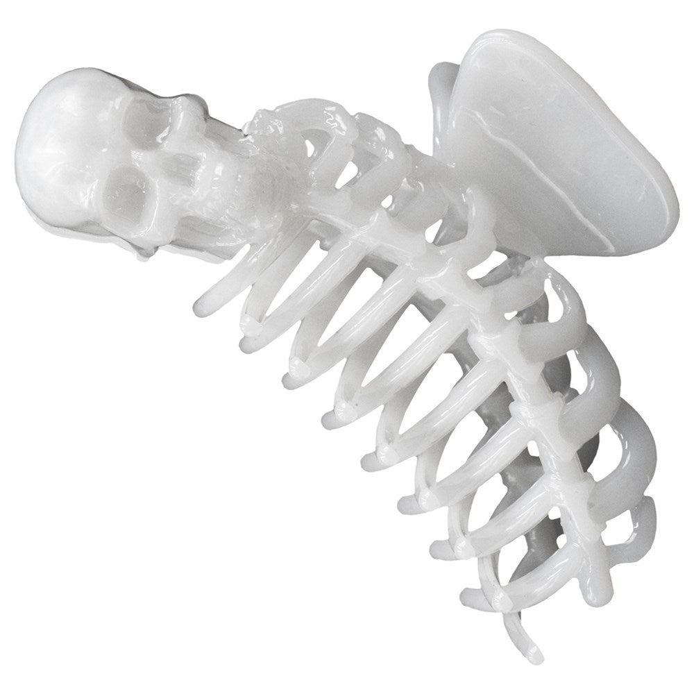 Skeleton Ribcage Hair Claw Clip Glow In The Dark - Kreepsville