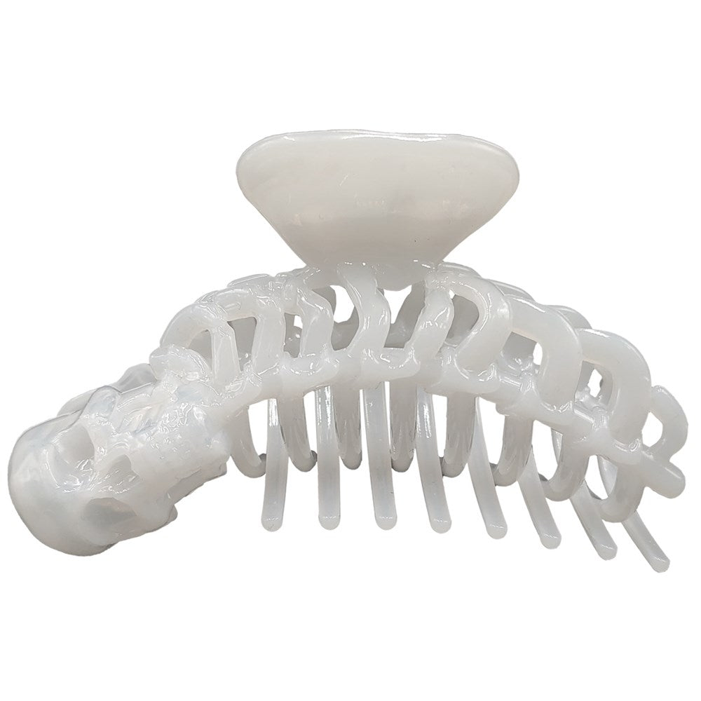 Skeleton Ribcage Hair Claw Clip Glow In The Dark - Kreepsville