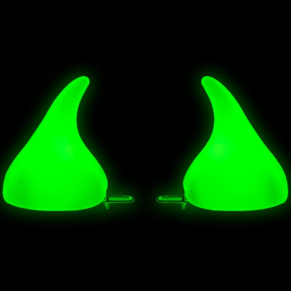 Horror Hair Horns - Glow In Dark