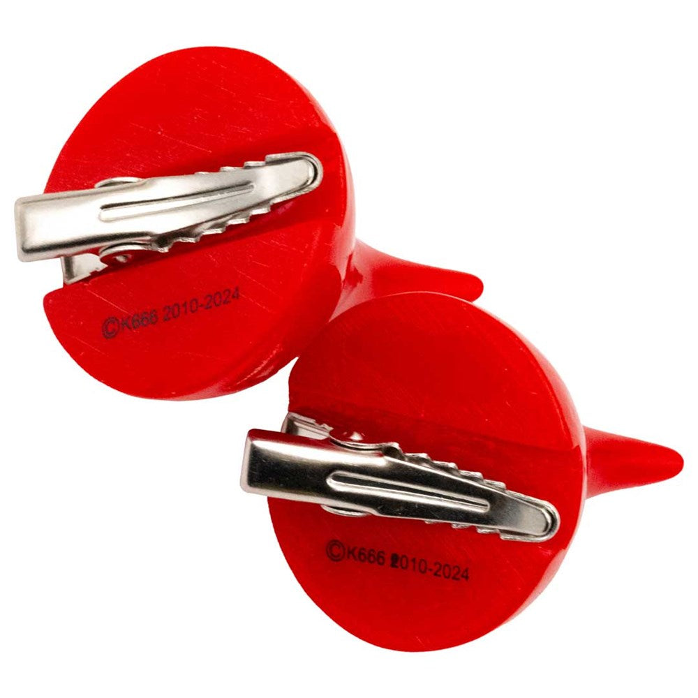 Horror Hair Horns - Red - Kreepsville