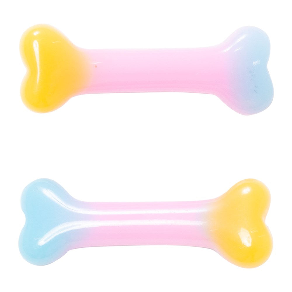 Mini Bone Hair Slides Rainbow