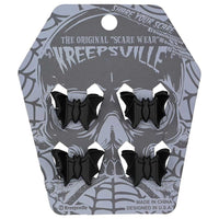 Thumbnail for Bat Mini Claw Clip Set Black - Kreepsville