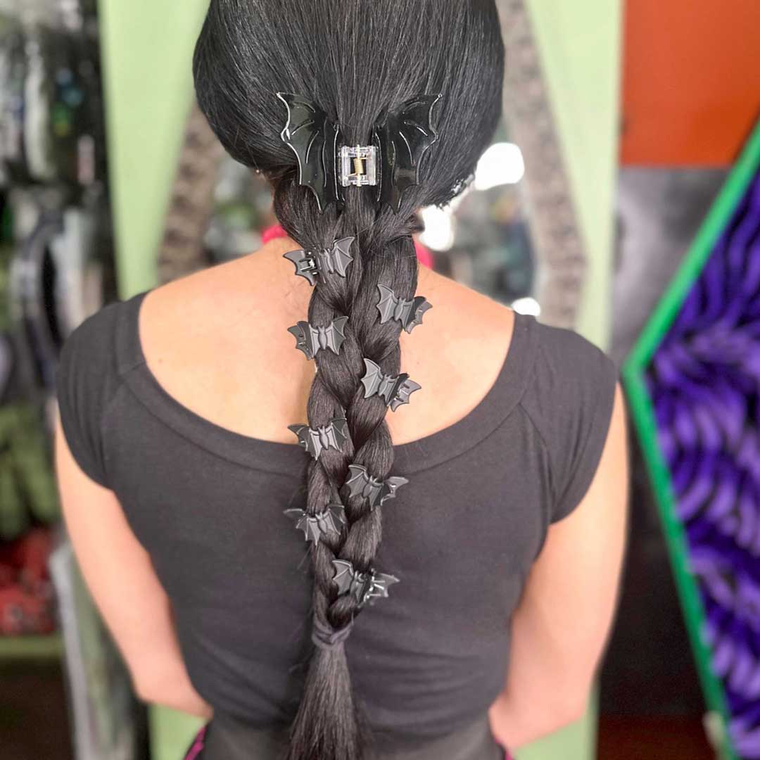 Bat Mini Claw Clip Set Black - Kreepsville