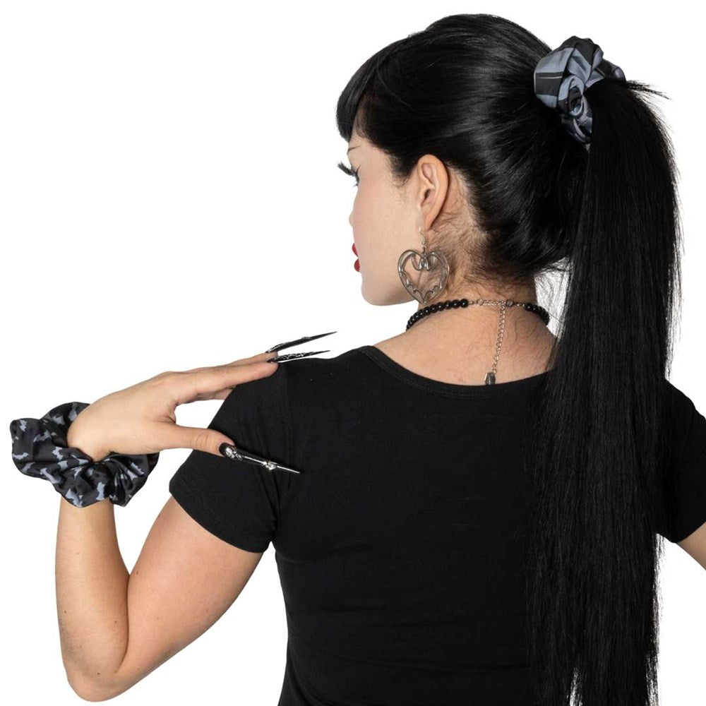 Bats Grey Scrunchie Set