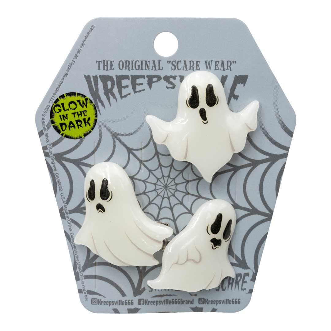 Ghost Hair Slide Glow in the Dark Trio