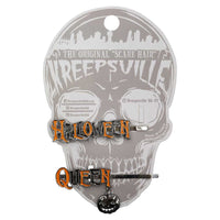 Thumbnail for Halloween Queen Text Hair Slides - Kreepsville