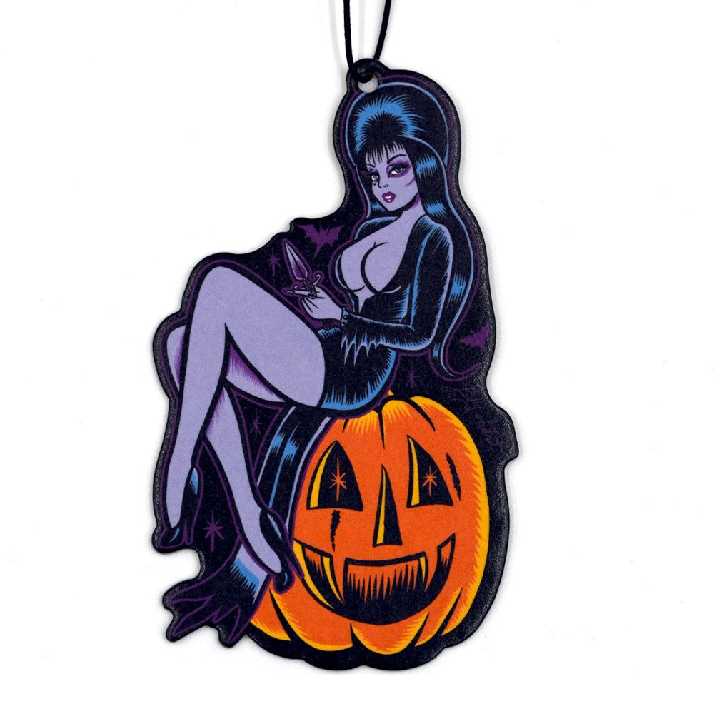 Elvira Pumpkin Pinup Air Freshener - Kreepsville