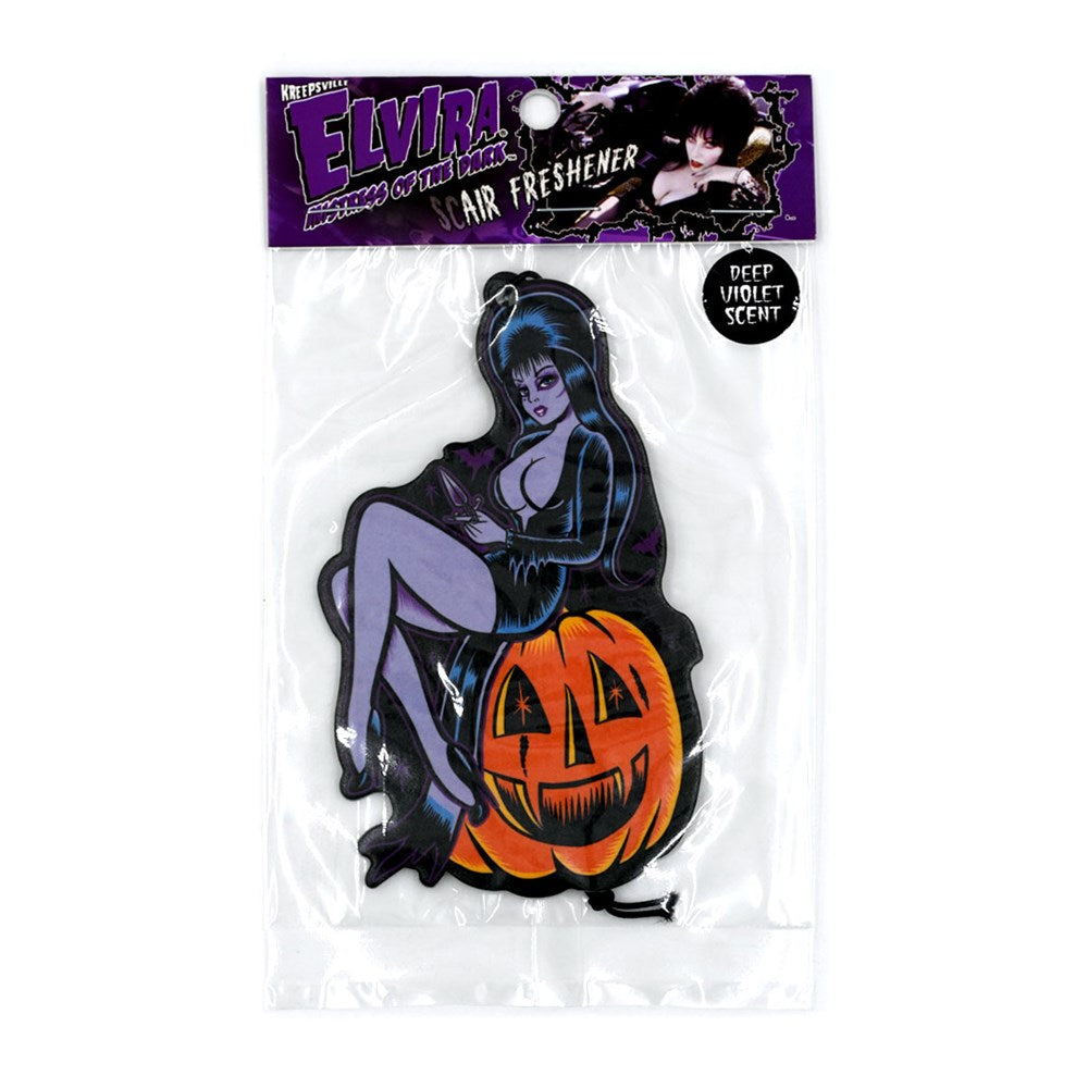 Elvira Pumpkin Pinup Air Freshener - Kreepsville