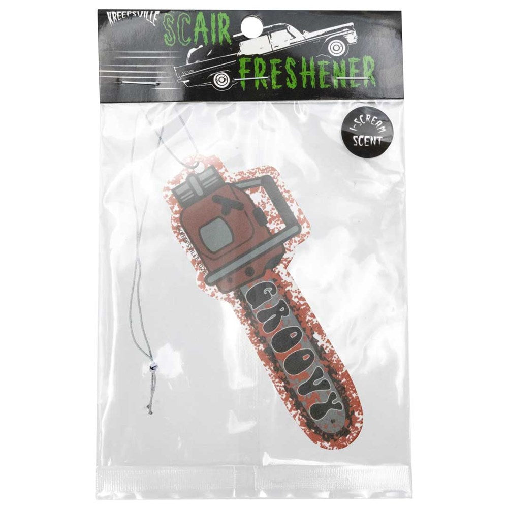 Groovy Chainsaw Air Freshener - Kreepsville