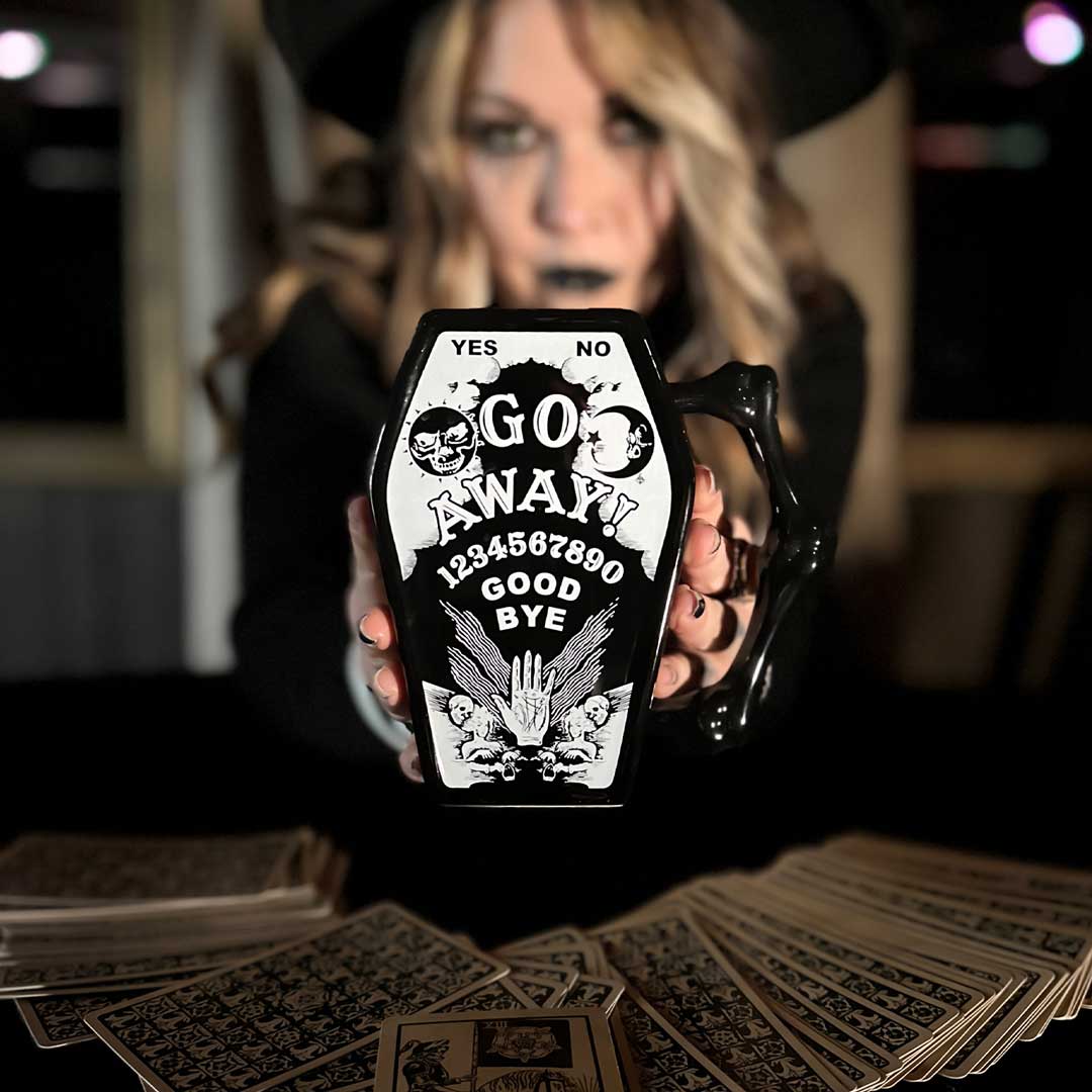 Go Away Coffin Mug - Kreepsville