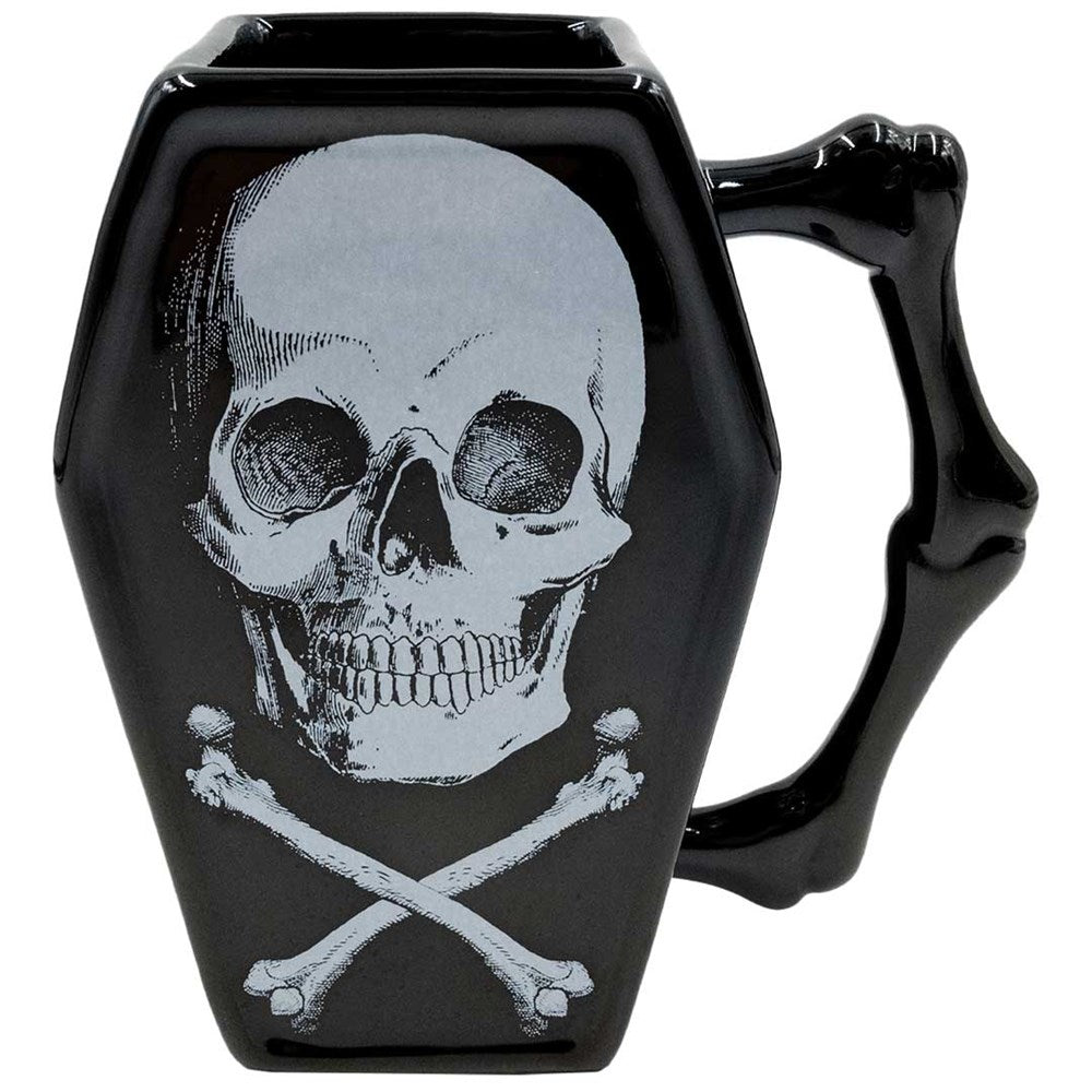 Skull And Crossbones Coffin Mug - Kreepsville