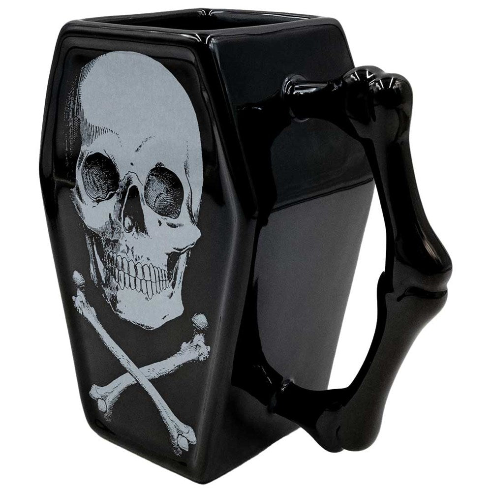 Skull And Crossbones Coffin Mug - Kreepsville