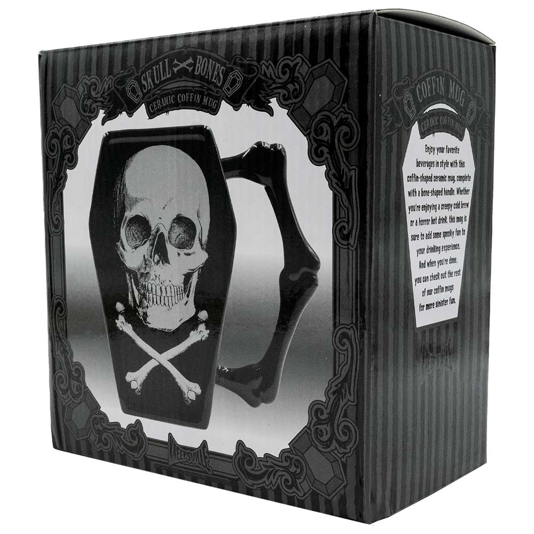 Skull And Crossbones Coffin Mug - Kreepsville