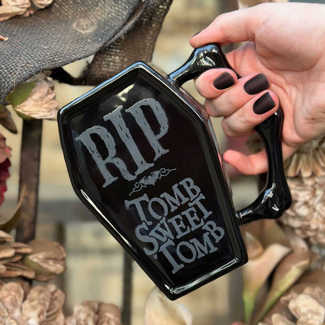 RIP Tomb Sweet Tomb Coffin Mug - Kreepsville