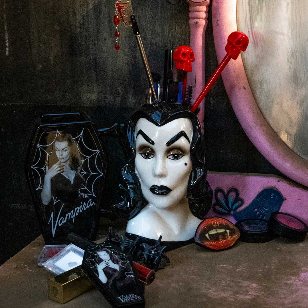 Vampira Cobweb Coffin Mug - Kreepsville