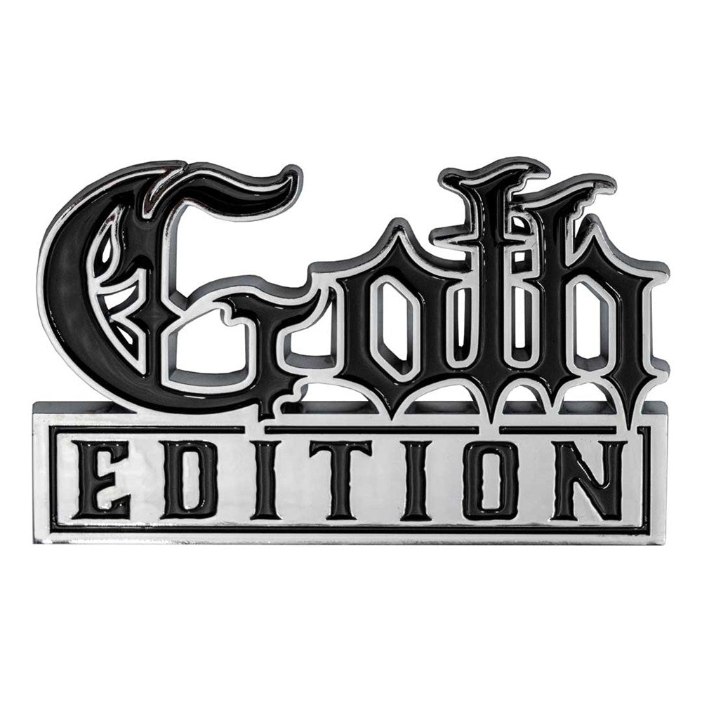 Goth Edition Chrome Stick On Emblem - Kreepsville