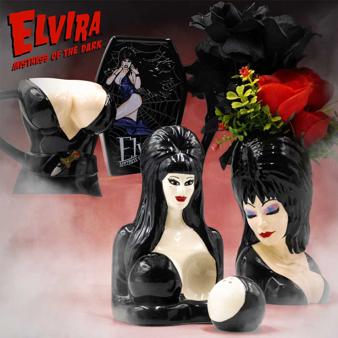 Elvira Portrait Ceramic Vase - Kreepsville