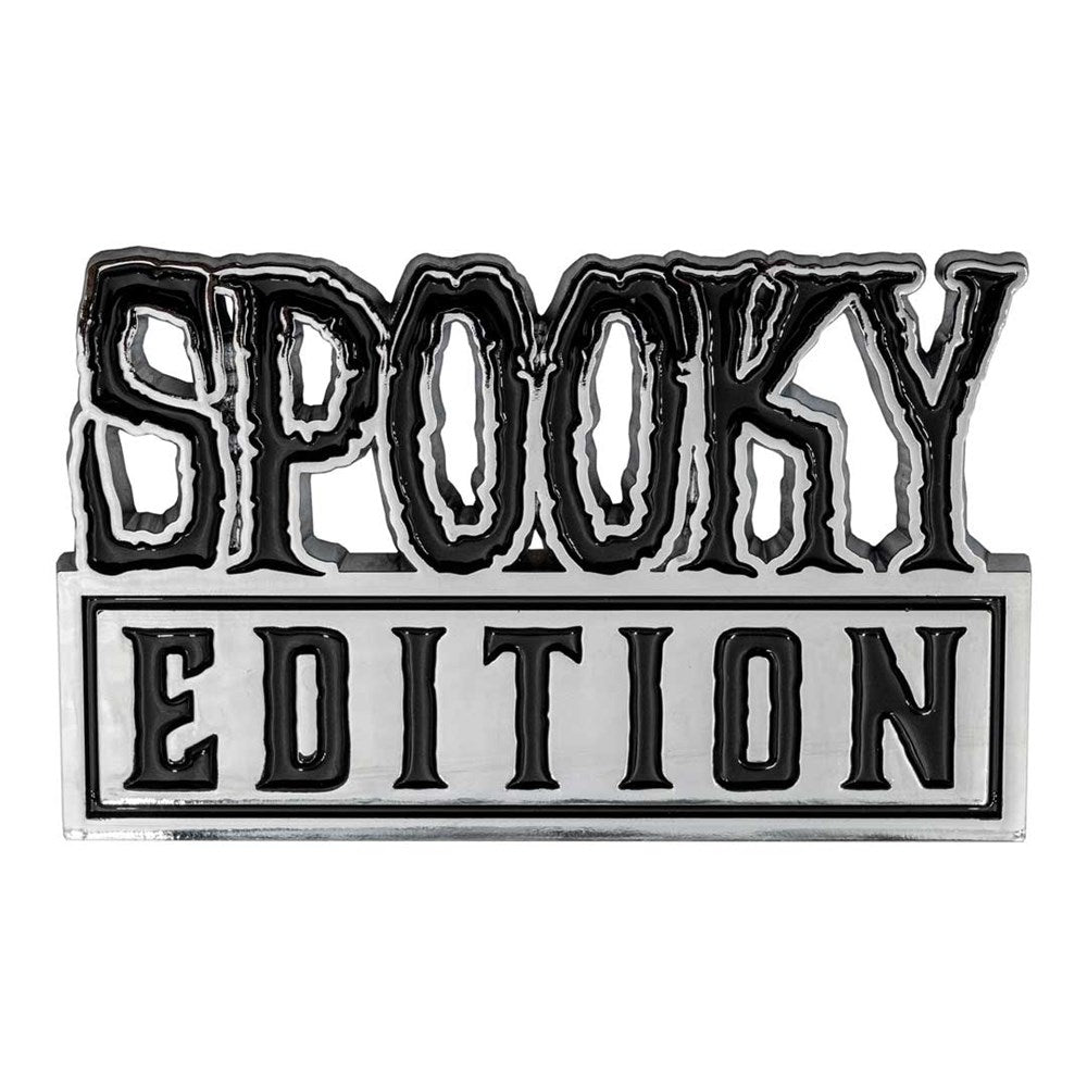 Spooky Edition Chrome Stick On Emblem