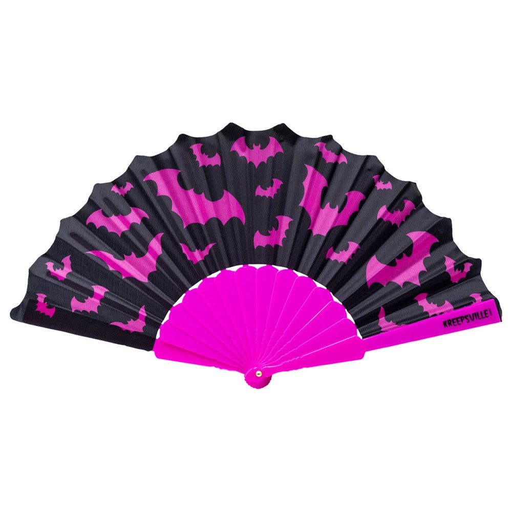 Bat Scallop Fan Pink - Kreepsville