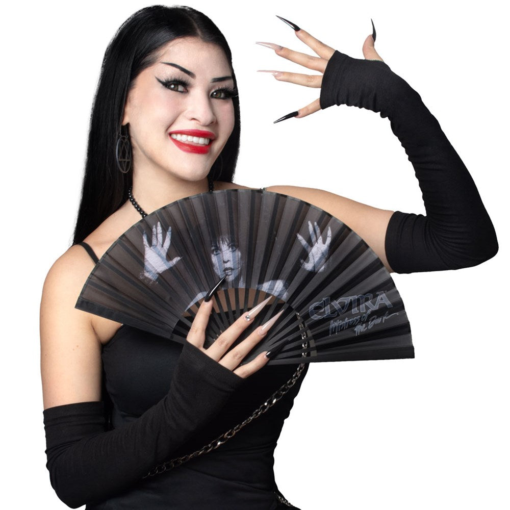 Elvira Dark Love Fabric Fan - Kreepsville