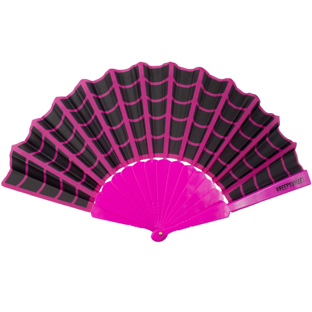 Spiderweb Scallop Fan Pink - Kreepsville