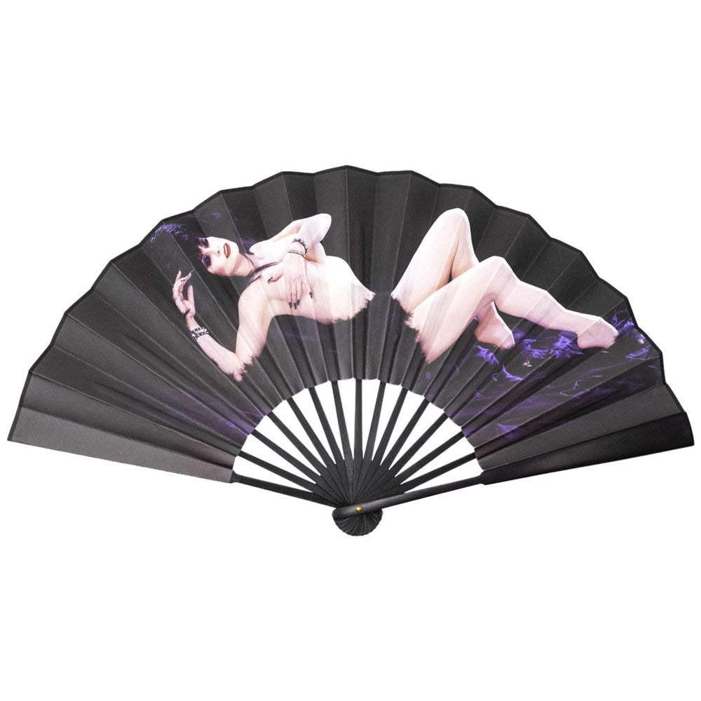 Elvira Laid Bare Double Sided XL Fan - Kreepsville