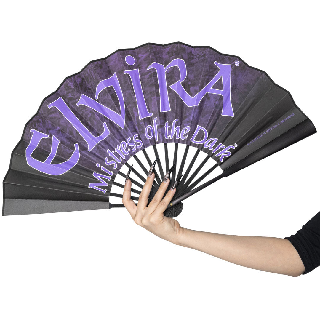 Elvira Laid Bare Double Sided XL Fan