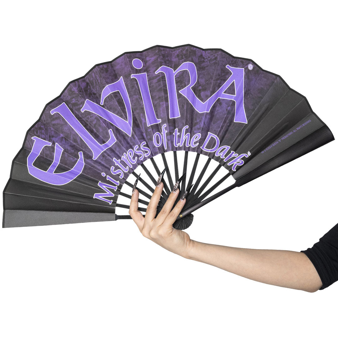 Elvira Laid Bare Double Sided XL Fan - Kreepsville