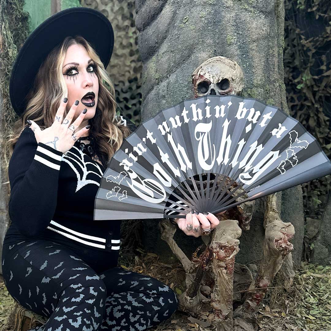 Goth Thing Double Sided XL Fan - Kreepsville