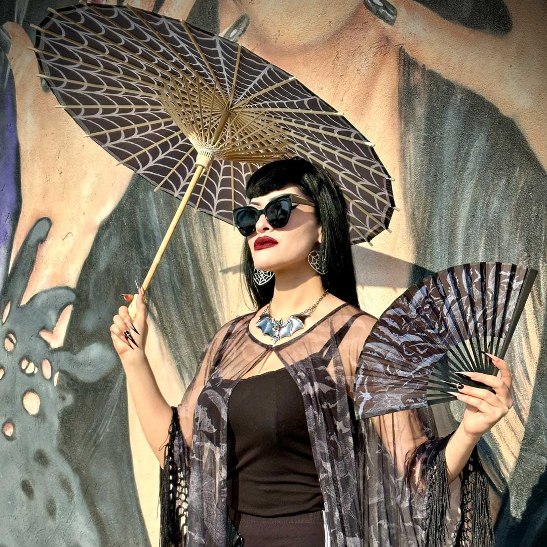 Realistic Bats Fabric Fan