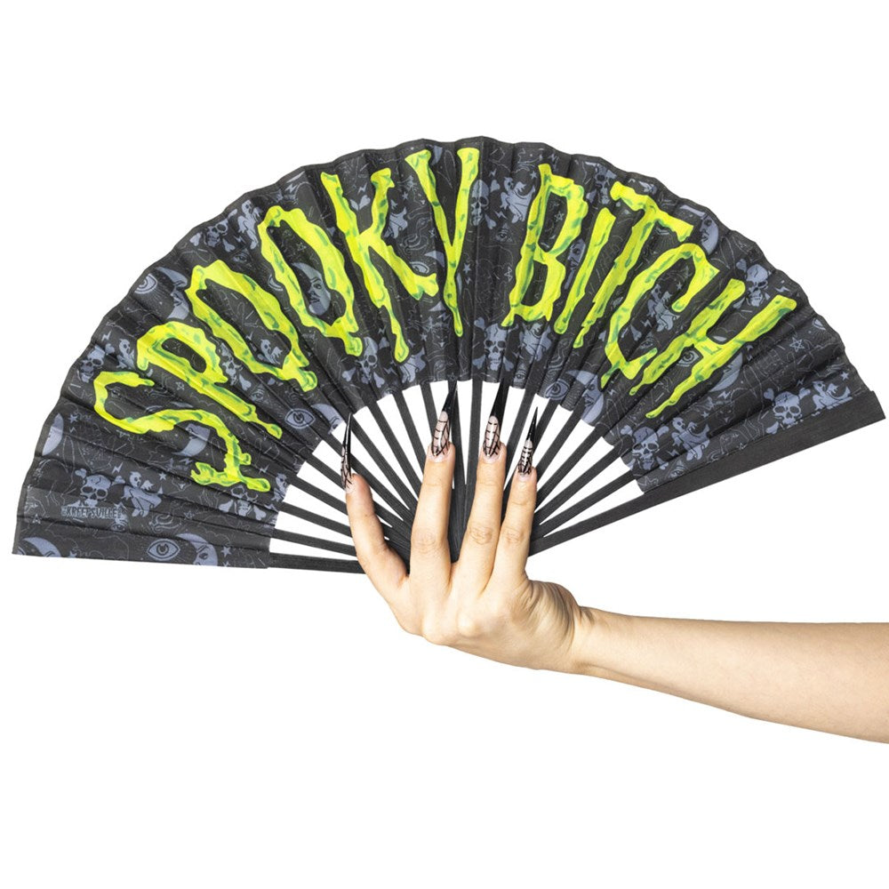 Spooky Bitch Green Fan - Kreepsville