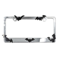 Thumbnail for Bat License Plate Frame Chrome - Kreepsville