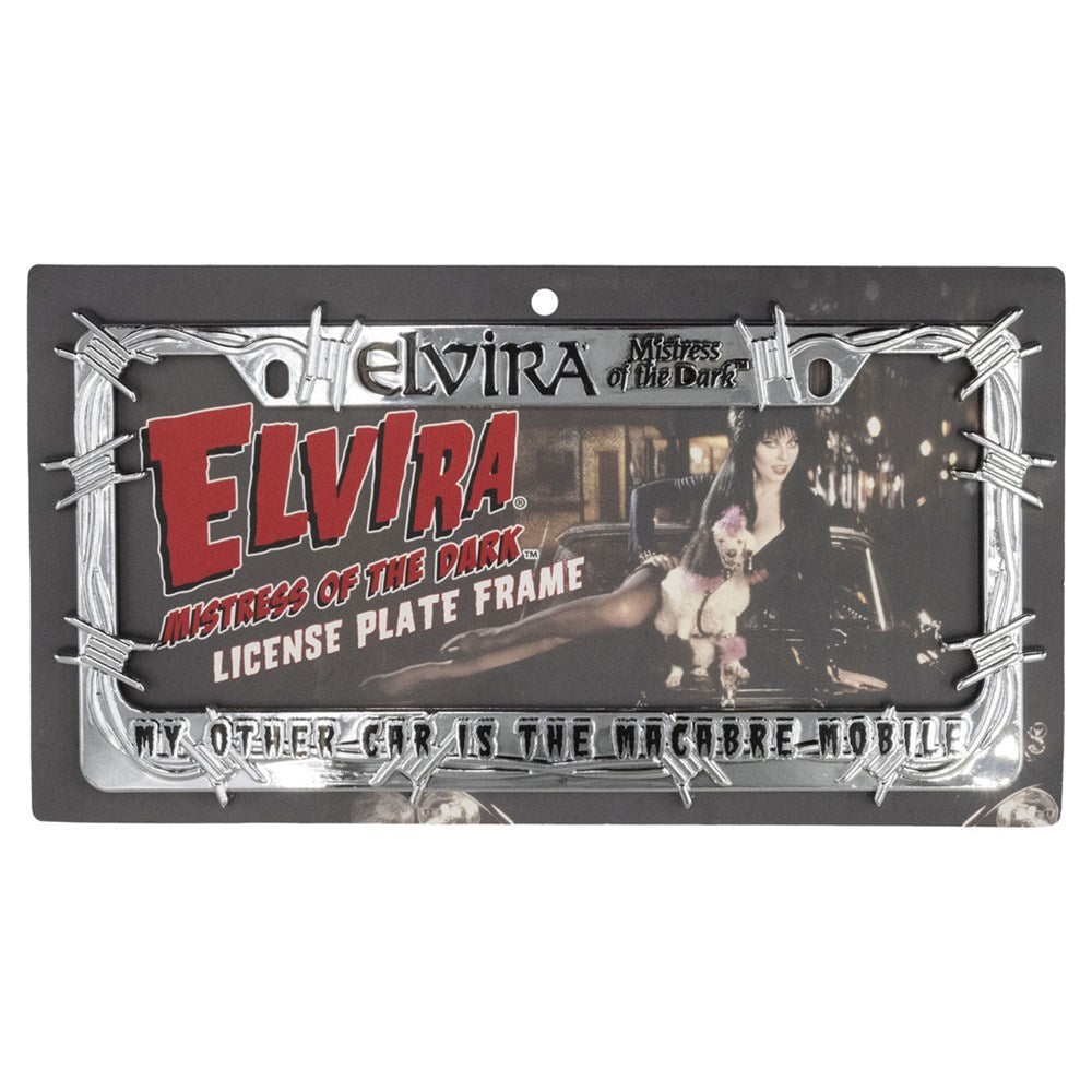 Elvira Macabre Mobile License Plate Frame - Kreepsville