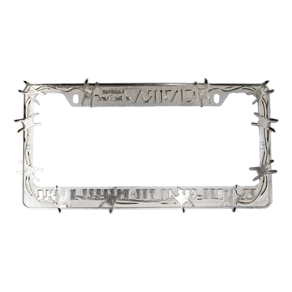 Elvira Laid Down License Plate Frame - Kreepsville