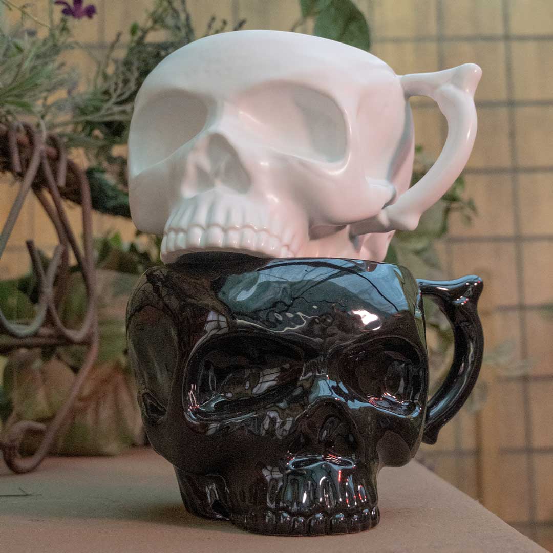 Anatomical Skull Mega Mug Black - Kreepsville