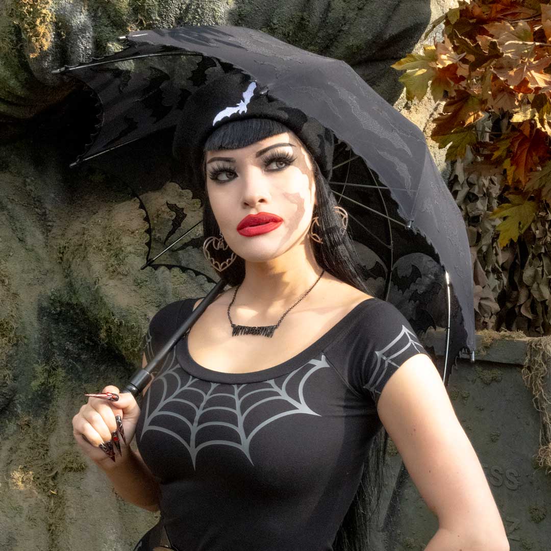 Bat Lace Parasol - Kreepsville
